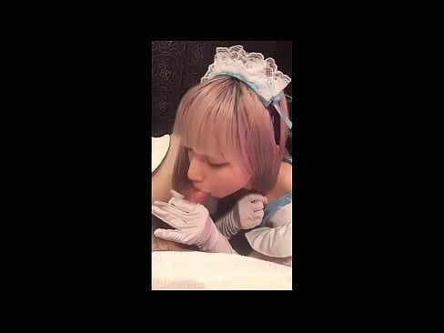 ❤️ Японський ідол [маюка], французький костюм покоївки, частина 1, мінет і дрочка з лосьйоном ❤❌ Красиве порно у нас ❌❤